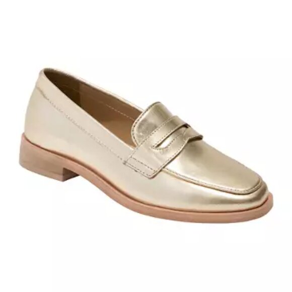 Jack Rogers Classic Preppy Penny Loafers – Size 4M | NWD | Metallic Gold - Picture 9 of 13